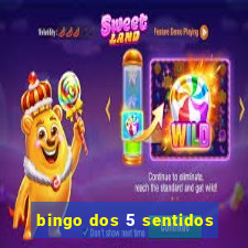 bingo dos 5 sentidos